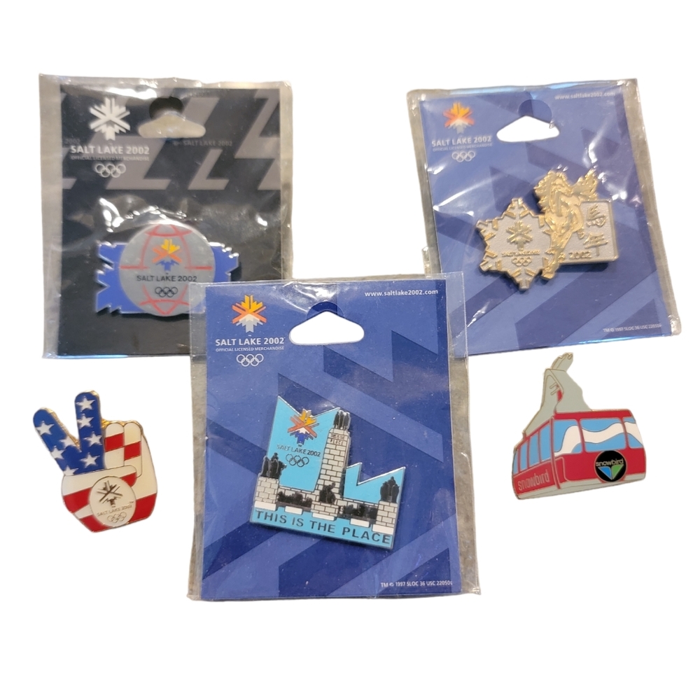 Salt Lake City 2002 Olympic pins lot